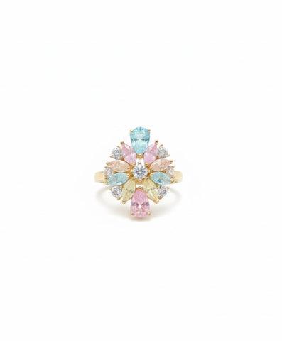 Multi-Color Blossom Ring