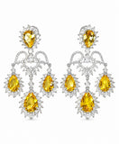 Royal Crystal Chandelier Earrings