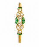 Floral Kundan Elegance Bracelet