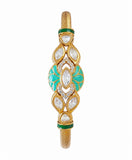 Floral Kundan Elegance Bracelet
