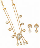 Royal Kundan Cascade Necklace Set