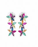 Multicolor Floral Drop Earrings