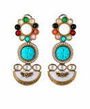Celestial Harmony Statement Earrings