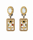 Floral Heritage Statement Earrings