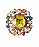 Navratna Heritage Statement Ring