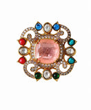 Navratna Heritage Statement Ring