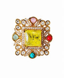 Navratna Statement Ring