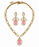 Celeste Kundan Drop Necklace Set