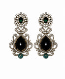 Royal Gemstone Statement Earrings