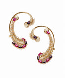 Royal Gemstone Ear Cuff