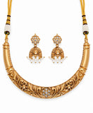 Heritage Floral Temple Jewelry Set