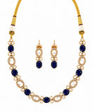 Elegant Kundan Stone Necklace Set