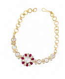 Radiant Floral Crystal Bracelet