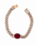 Emerald Luxe Cuban Bracelet