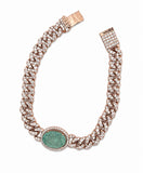 Emerald Luxe Cuban Bracelet
