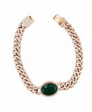 Emerald Luxe Cuban Bracelet