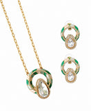 Celeste Halo Pendant Set