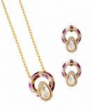 Celeste Halo Pendant Set
