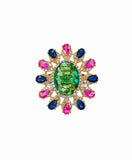 Celestial Bloom Statement Ring