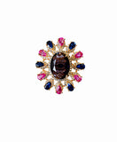 Celestial Bloom Statement Ring