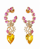 Ethereal Gemstone Drop Earrings