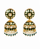Royal Meenakari Jhumka Earrings