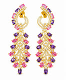 Crystal Vine Statement Earrings