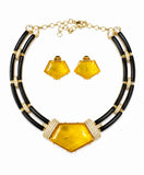 Noir Prism Statement Jewelry Set