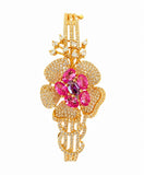 Floral Sparkle CZ Bracelet
