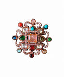 Royal Mosaic Statement Ring