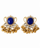 Royal Gem Ghungroo Stud Earrings