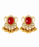 Royal Gem Ghungroo Stud Earrings