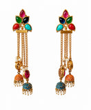 Royal Jhumki Tassel Drop Earrings