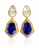 Majestic Crystal Dangle Earrings