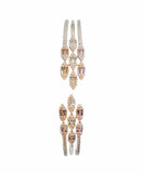 Emerald Elegance Diamond Bangle