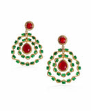 Royal Bloom Statement Earrings