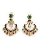 Royal Chandrika Multicolor Statement Earrings