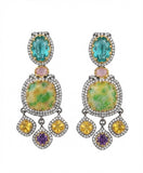 Emerald Noir Luxe Earrings
