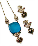 Royal Noor Kundan Pendant Set