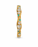 Emerald Royale Kundan Bangle