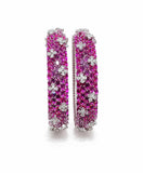 Royal Bloom Crystal Bangles
