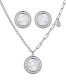 Luna Halo Pearl Set