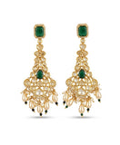Kundan Pearl Drop Earrings