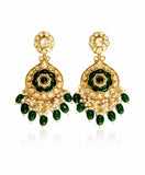 Royal Kundan Pearl Cascade Earrings