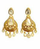Royal Kundan Teardrop Earrings