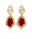 Majestic Crystal Dangle Earrings