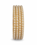 Elegant Pearl Line Bangles Set