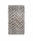 Luxury Multi-Row Diamond Cascade Bangles