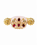 Ruby Blossom Open Cuff Ring