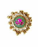 Royal Lotus Charm Ring
